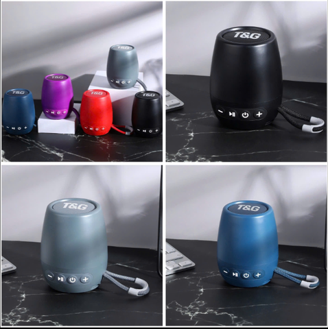 Loa bluetooth T&G TG-684 mẫu loa tròn để bàn có móc treo siêu tiện lợi [BH 1 năm]