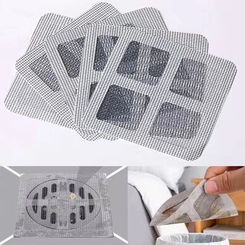 Combo 100 miếng lọc rác bồn rửa chén, nắp thoát nước toilet chống tắc nghẽn [BH: None]