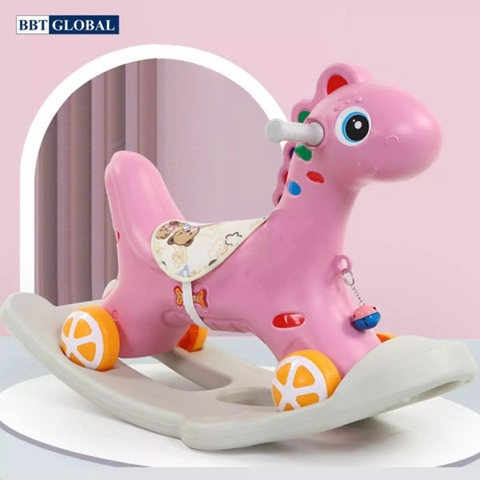 Đồ Chơi Ngựa Bập Bênh Kiêm Xe Chòi Chân Có Nhạc Cho Bé [BH: NONE]