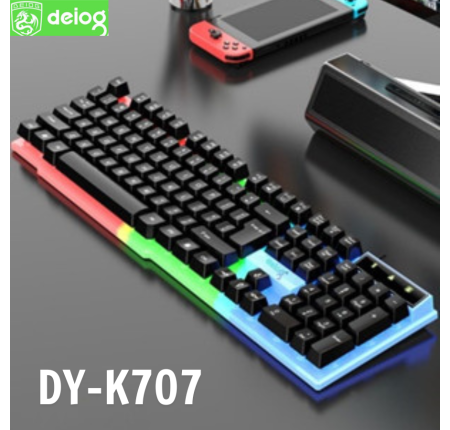 Bàn phím có dây GAMING DEIOG DY-M707 có led dành cho game thủ siêu đẹp chính hãng [BH 1 Năm]
