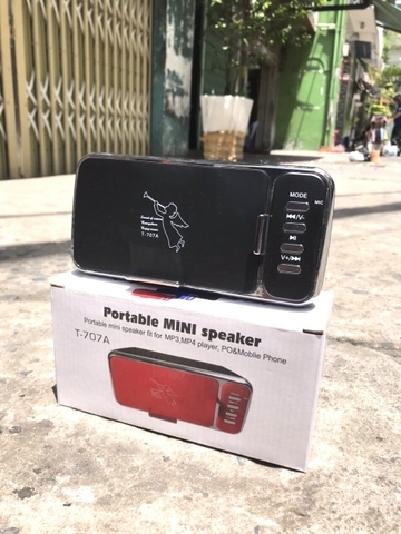 Loa bluetooth 707 kiêm giá đỡ điện thoại [BH 3 tháng]