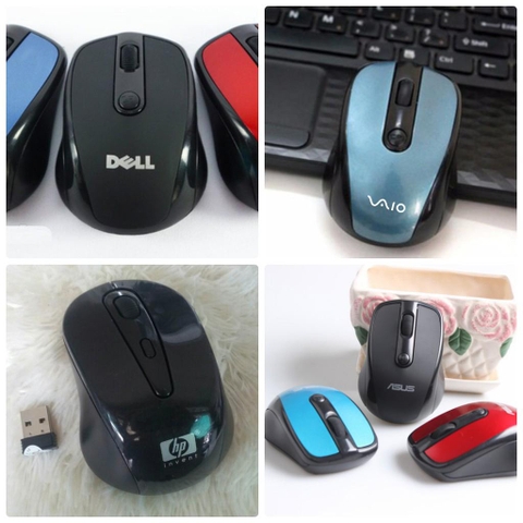Chuột không dây 4D Dell / HP / Sony Vaio hộp giấy dài [BH 1 năm]