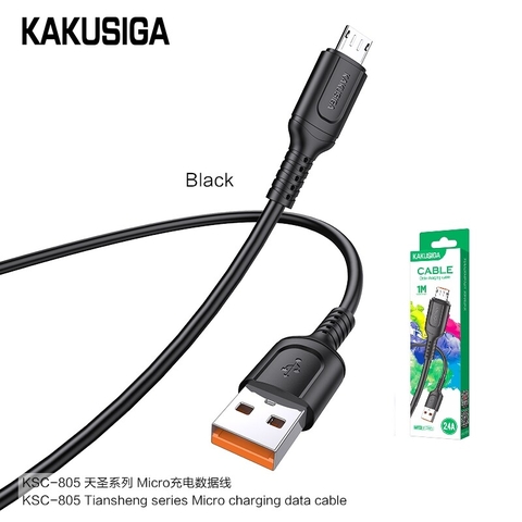 Cáp sạc nhanh 2.4A Samsung KAKU KSC-805 1m Micro chính hãng [BH 6 tháng] / pktn sale