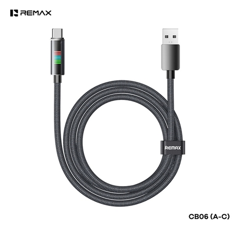 Cáp sạc nhanh REMAX CB06 [A-C] Cáp Type C 66W dài 1m2 chính hãng