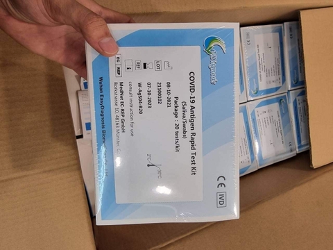 1 Kit Test Nhanh covid  E.Diagnosis Vũ Hán [LOẠI 2] (Test mũi)