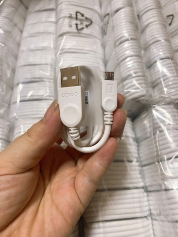 Cáp sạc Oppo Micro OP-59 (Usb ra Micro, A-m) dây nhựa [BH: 1 tháng]