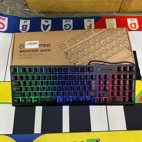 Bàn phím có dây led giả cơ Weaver G109 chính hãng [BH 6 tháng]