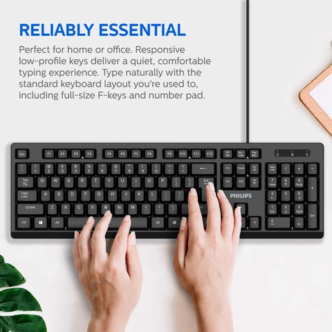 Bàn phím có dây Philips K234 [BH 1 năm] / pktn sale