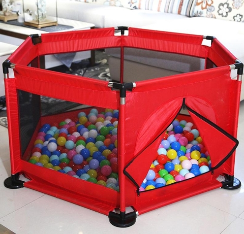 Lều bóng, nhà banh cho bé khung inox siêu chắc chắn kèm banh