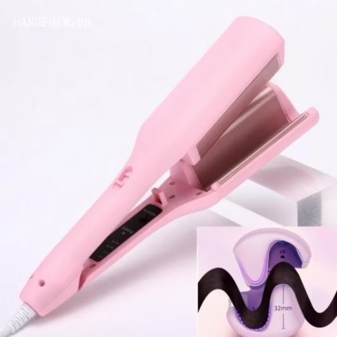 Máy uốn tóc xoăn Hippie sóng nước 32mm [BH: NONE]