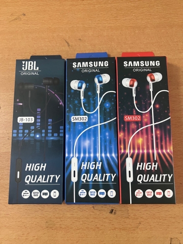Tai nghe có dây 3.5 JBL ORIGINAL JB-103 [BH 3 tháng]