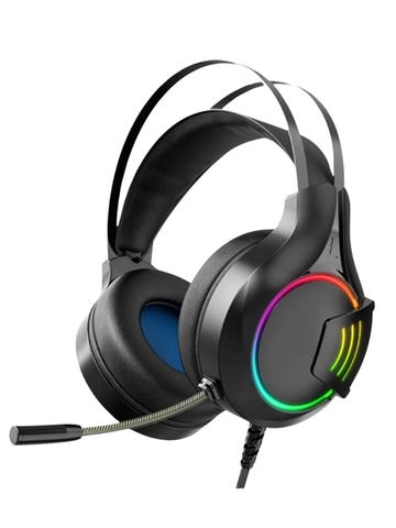 Tai nghe có dây 7.1 usb DEIOG E8250 headphone chụp tai gaming Over Ear chống ồn có mic có led cho máy tính bàn laptop chơi game âm thanh vòm chính hãng [BH 1 Năm]
