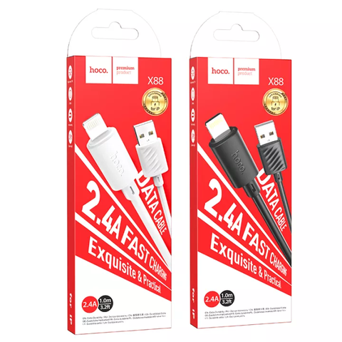 Cáp sạc nhanh HOCO X88 iPhone {usb ra iphone lightning} chính hãng [BH 1 năm]