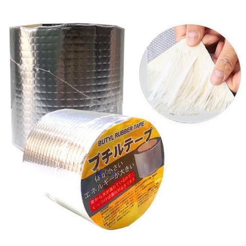 Băng Keo Nhật Bản 10CM (Cam) Siêu Dính Vá Lỗ Thủng Khe Nứt Mưa Dột Tôn Trong Mọi Điều Kiện Môi Trường siêu đàn hồi siêu chống thấm