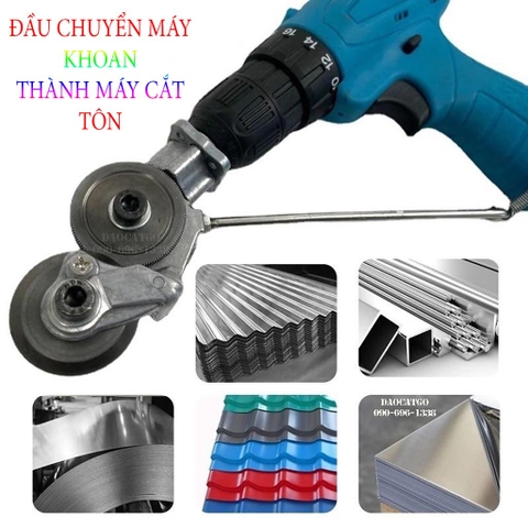 Bộ chuyển đổi máy khoan dùng để cắt Tôn