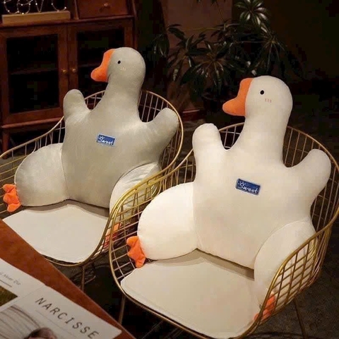 Gối tựa lưng văn phòng, ghế sofa SWEET hình Vịt con siêu cute [BH:  NONE]