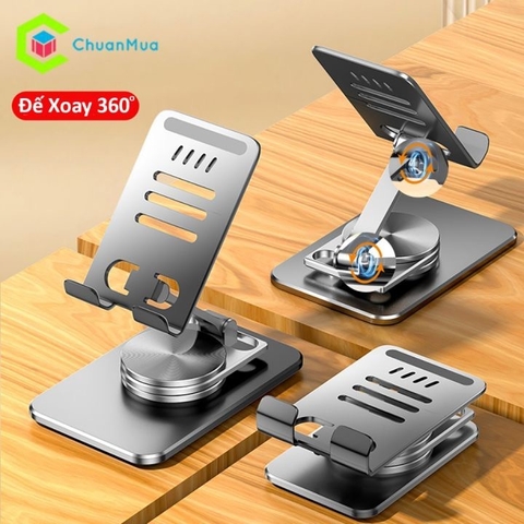 Giá đỡ điện thoại K16/ S368 full kim loại đế xoay xịn