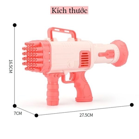 Súng bắn bong bóng 32 nòng cho bé [BH: NONE]