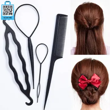 Bộ dụng cụ làm tóc 4 món tạo kiểu tóc, búi tóc cho bé gái / pktn sale