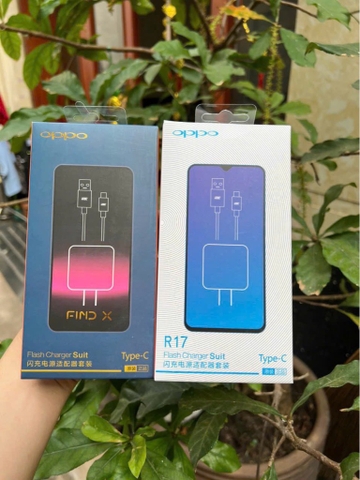 Bộ sạc nhanh VOOC Oppo R17/ FindX Type C (Cóc 1 cổng USB + Cáp Usb ra Type c, a-c) [BH: 3 THÁNG]