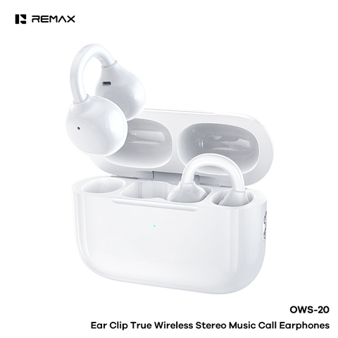 Tai nghe bluetooth REMAX OWS-20 mẫu móc tai bluetooth v6.0 pin 35/300mAh chính hãng