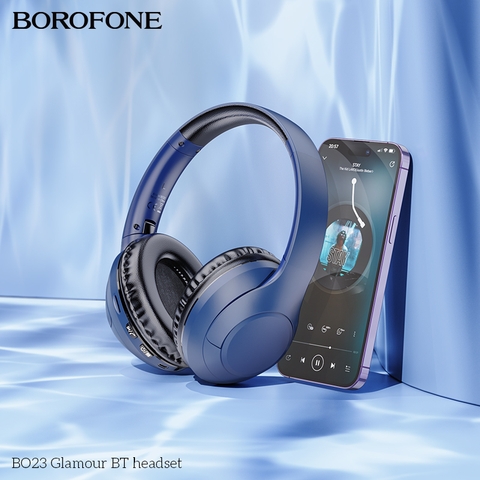 Tai nghe bluetooth chụp tai BOROFONE BO23 bass mạnh headphone chính hãng [BH: 1 NĂM]