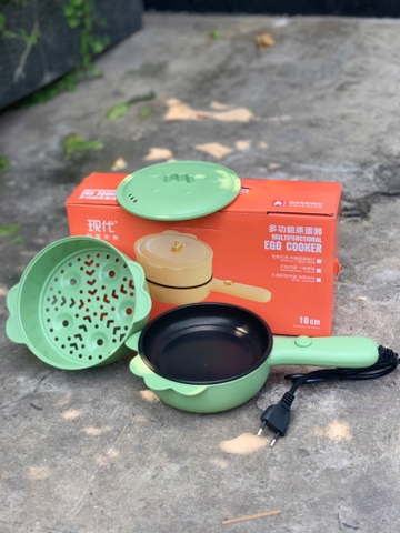 Chảo điện 2 tầng tay cầm dài size 18cm [BH: NONE]