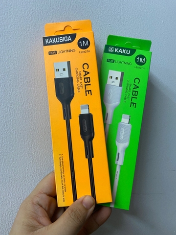 Cáp sạc nhanh iPhone KAKU Ksc-535 {usb ra iphone lightning} dài 1m chính hãng [BH: 3 Tháng]