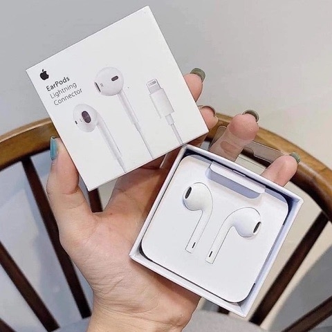 Tai nghe có dây lightning iPhone 7, 8, X, 11, 12, 13, 14 zin nhà máy full box store S599 [BH 3 tháng]