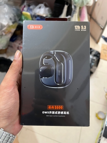 Tai nghe bluetooth BYZ S-600 (Trắng vs Xanh Đen) kiểu dáng airpods chống ồn S600 [BH: 6 tháng]