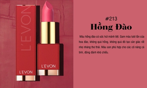 Son sáp Mo.cha màu 213 HỒNG ĐÀO / pktn sale