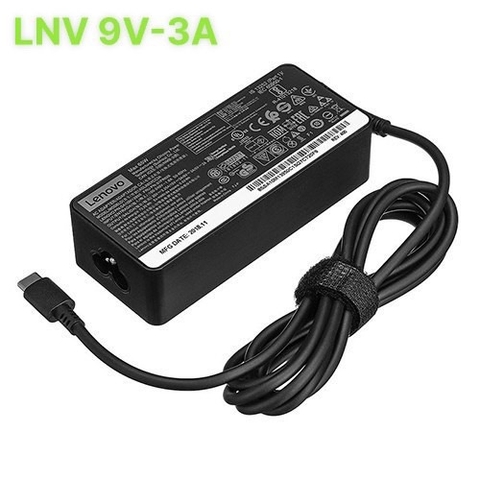 Cục sạc nhanh LNV Type C 65w 9V-3A [BH: 1 năm]