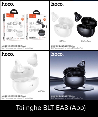 Tai nghe Bluetooth Hoco EA8 Open Ear (App) [BH: 1 năm]