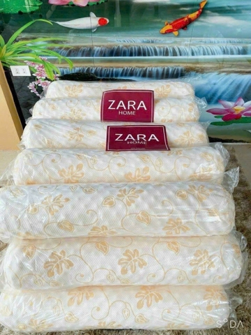 Gối ôm ZARA HOME HOA VĂN chất liệu cao su non 35x105cm [BH: NONE] 1l9d8
