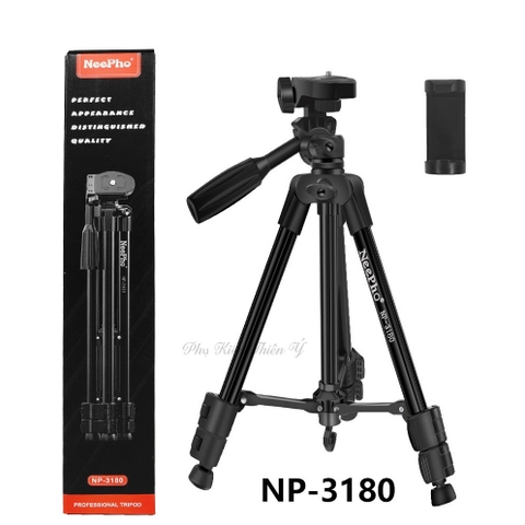 Giá đỡ kẹp điện thoại Neepho NP-3180 3 chân Tripod xịn