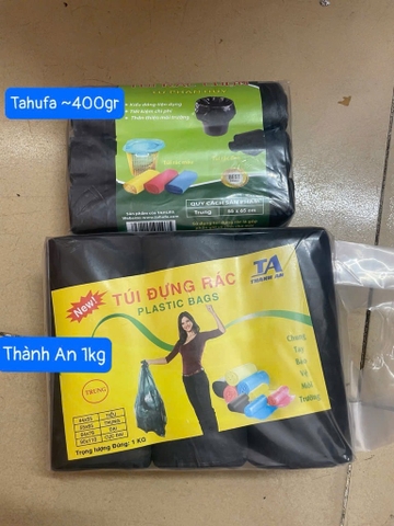 Combo 3 túi rác cuộn TAHUFA size Trung ~400gr (55x65cm) tự phân hủy, mỏng nhẹ [BH: NONE]