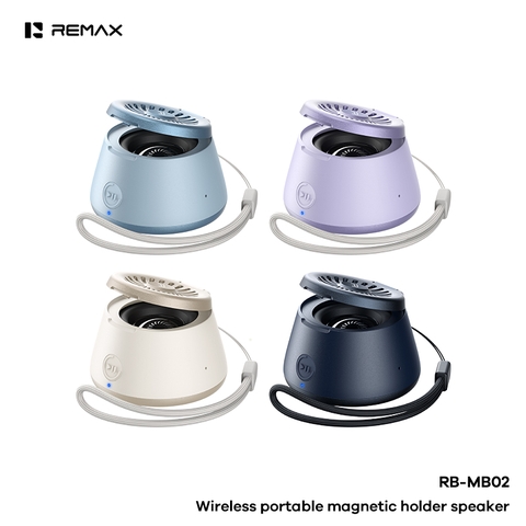 Loa bluetooth REMAX RB-MB02 mẫu loa tròn để bàn công suất 5w pin 500mAh chính hãng