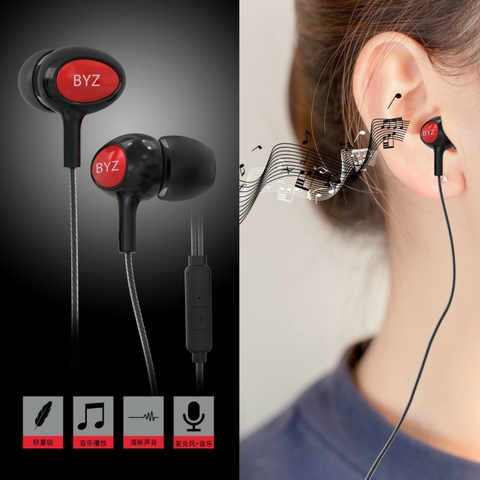 Tai nghe có dây 3.5 BYZ SE383/ SE383A chính hãng [BH: 3 tháng]