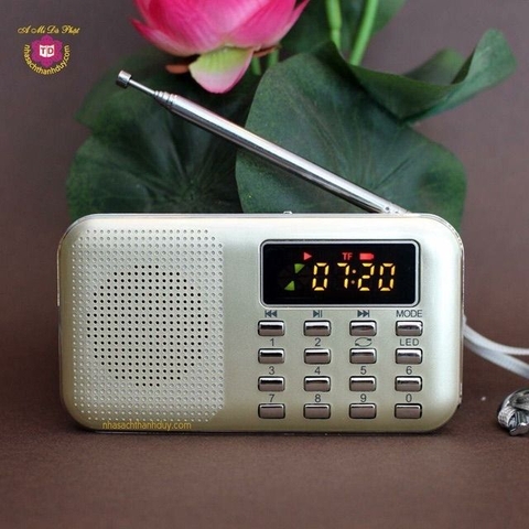 Loa pháp nghe kinh L-218 nghe nhạc thẻ nhớ, usb, FM L218 [BH 6 THÁNG]