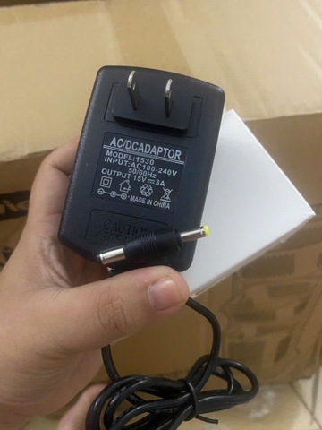 Cục sạc loa 15V 3A zin 2 đầu No.1530 [BH: 2 TUẦN]