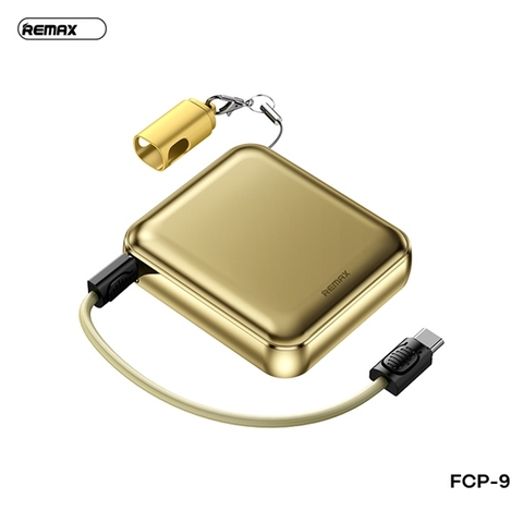 Pin sạc nhanh 22.5w REMAX FCP-9 10.000mAh mini dự phòng kèm cáp liền pin chính hãng [BH 1 năm]
