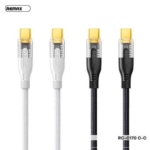 Cáp sạc nhanh 60W Remax RC-C170 C-C Type C ra Type C 1M2 chính hãng [BH 1 năm]