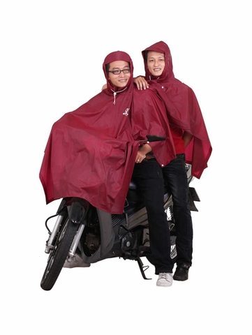 Áo mưa 2 đầu vải dù VN cao cấp nhiều màu theo lô [BH: NONE]