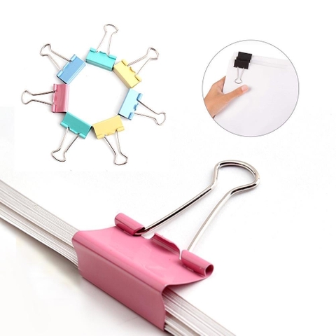 Set 10 kẹp bướm 19mm MẠ SƠN cho bé nhiều màu siêu xinh [BH: NONE]