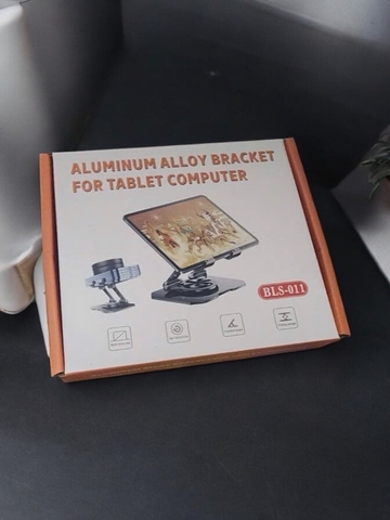 Giá Đỡ Ipad, Điện Thoại, iPad BLS-011 Xoay 360 Độ, gấp gọn kim loại siêu chắc [BH: NONE] 8l4a1