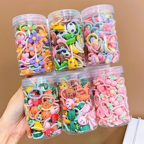 Hủ nhựa buộc tóc hình hoa, hình thú ngộ nghĩnh cho bé gái- mẫu ngẫu nhiên [BH: NONE] 1l1a9