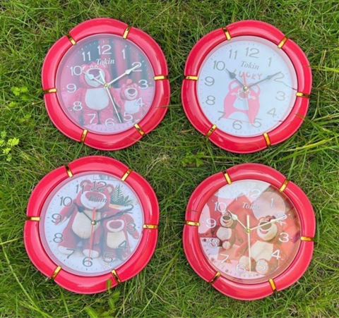 Đồng hồ treo tường hình Gấu Bông Lotso [BH 1 tuần]
