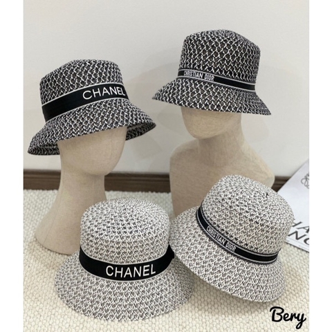 Mũ nón cước đỉnh ngang tai bèo chữ CN thời trang, du lịch biển size 33cm [BH: NONE]