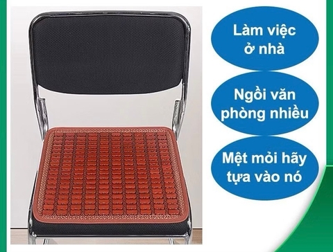 Tấm đệm Trúc lót ghế ngồi xe hơi, ghế văn phòng thoáng khí