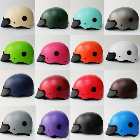 Nón bảo hiểm kiểu dáng nón Sơn có lỗ thông gió / hoặc KHÔNG tùy lô